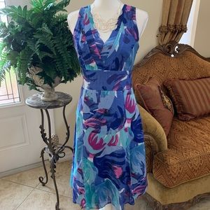 Merona Multicolored Dress, Size 2